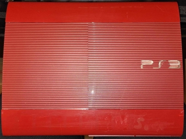 Playstation 3 Super Slim 500GB inkl. Zubehör - rot